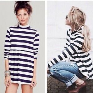 We the free striped tunic